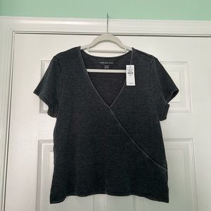 (NWT) American Eagle Waffle Knit Baby Tee
